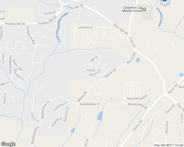 map of restaurants, bars, coffee shops, grocery stores, and more near 5060 Manning Drive in Douglasville