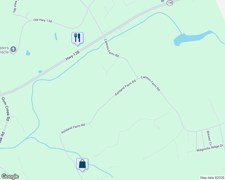map of restaurants, bars, coffee shops, grocery stores, and more near 5405 Ashland Farm Road in Oxford