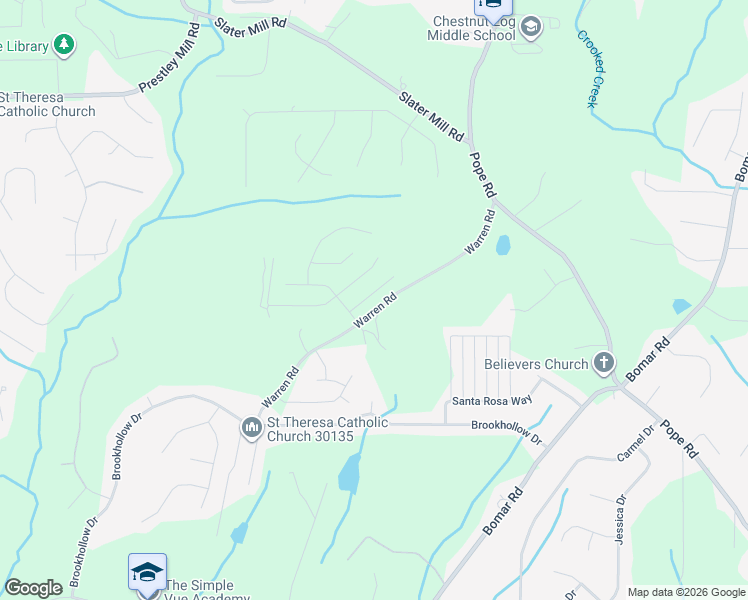 map of restaurants, bars, coffee shops, grocery stores, and more near 5011 Amethyst Drive in Douglasville