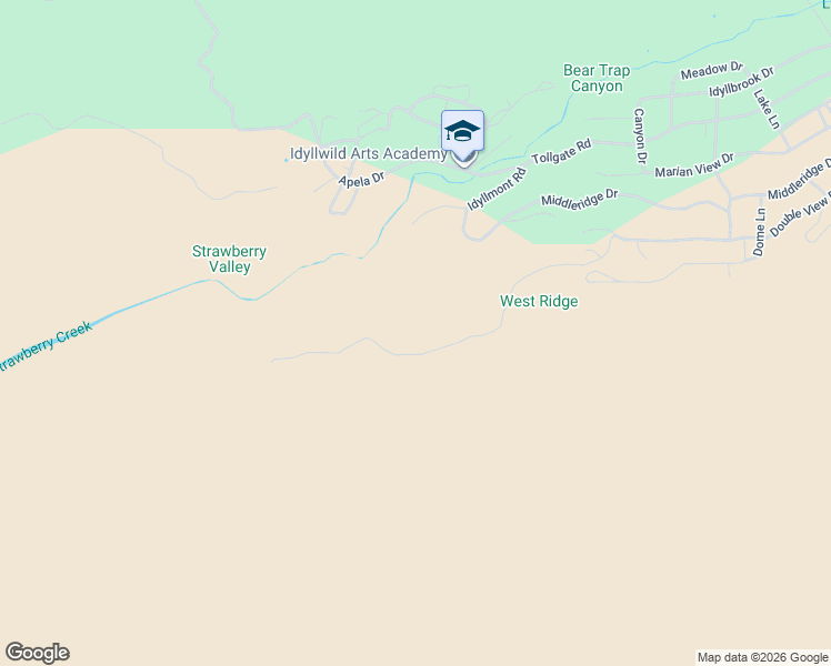 map of restaurants, bars, coffee shops, grocery stores, and more near 52600 Double View Drive in Idyllwild-Pine Cove