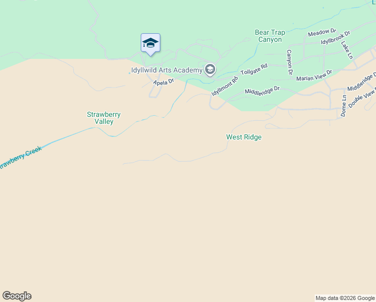 map of restaurants, bars, coffee shops, grocery stores, and more near 52600 Double View Drive in Idyllwild-Pine Cove