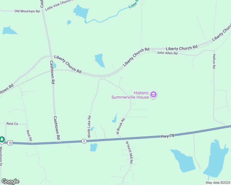 map of restaurants, bars, coffee shops, grocery stores, and more near 212 Westbrook Road in Bremen