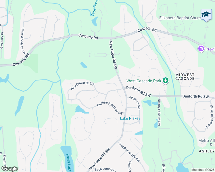 map of restaurants, bars, coffee shops, grocery stores, and more near 971 Willowood Lane Southwest in Atlanta