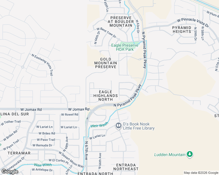 map of restaurants, bars, coffee shops, grocery stores, and more near 6510 West Molly Lane in Phoenix