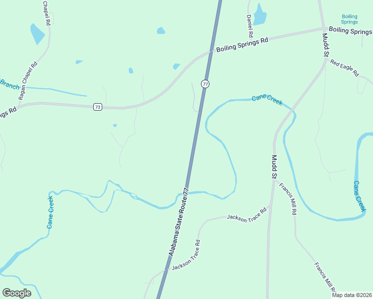map of restaurants, bars, coffee shops, grocery stores, and more near 3935 Alabama 77 in Ohatchee