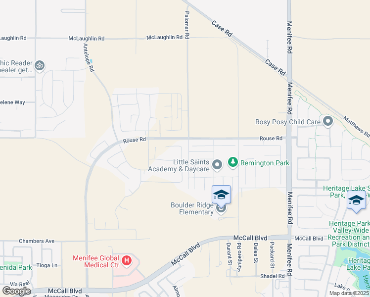 map of restaurants, bars, coffee shops, grocery stores, and more near 27072 Oncore Drive in Menifee