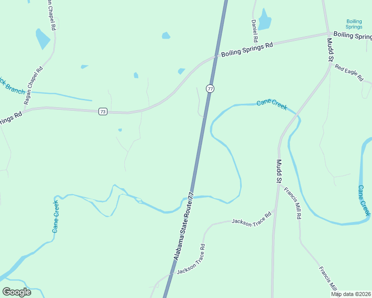 map of restaurants, bars, coffee shops, grocery stores, and more near 3935 Alabama 77 in Ohatchee