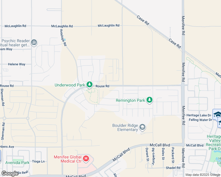 map of restaurants, bars, coffee shops, grocery stores, and more near 28374 Torro Court in Menifee