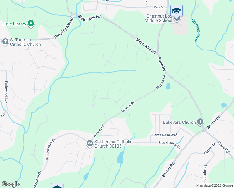 map of restaurants, bars, coffee shops, grocery stores, and more near 5040 Saphire Court in Douglasville