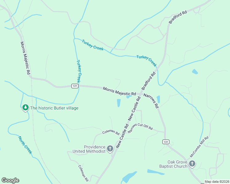 map of restaurants, bars, coffee shops, grocery stores, and more near 2799 County Road 131 in Morris