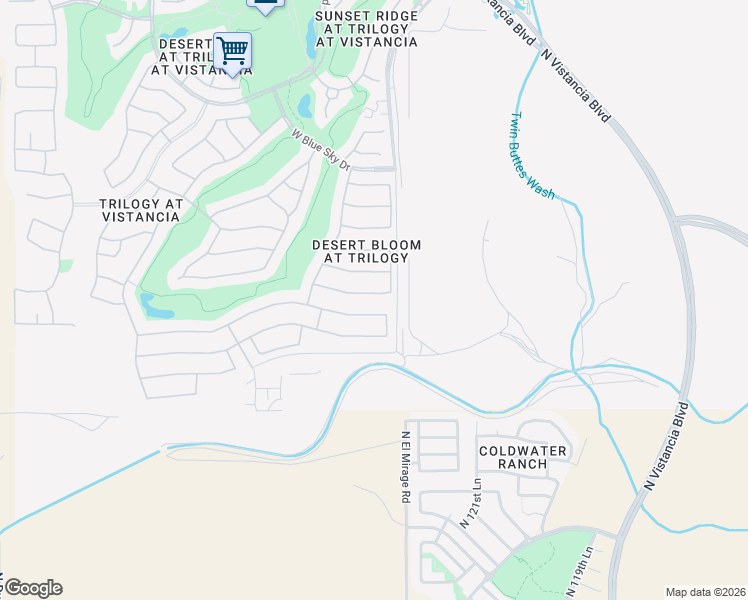 map of restaurants, bars, coffee shops, grocery stores, and more near 12357 West Alyssa Lane in Peoria