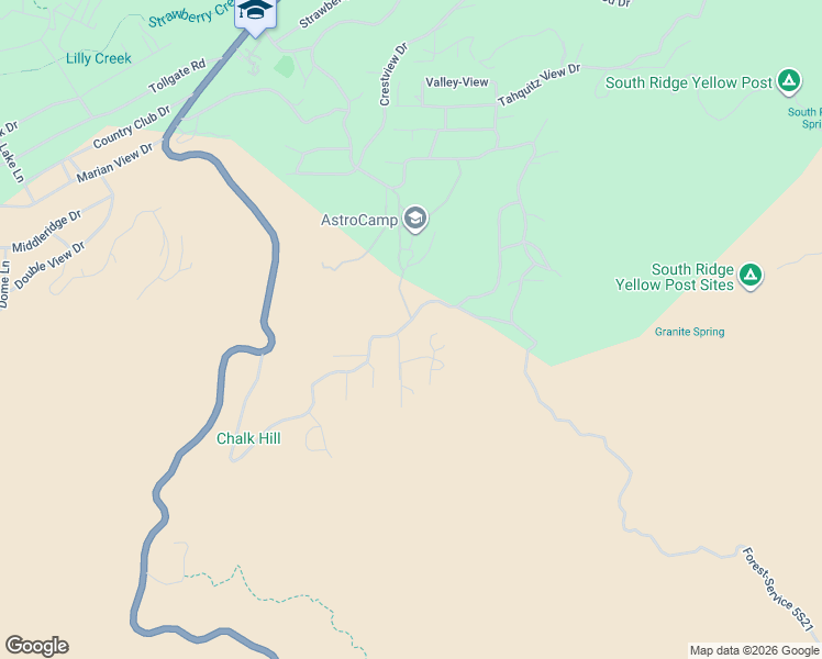 map of restaurants, bars, coffee shops, grocery stores, and more near 27720 Saunders Meadow Road in Idyllwild-Pine Cove