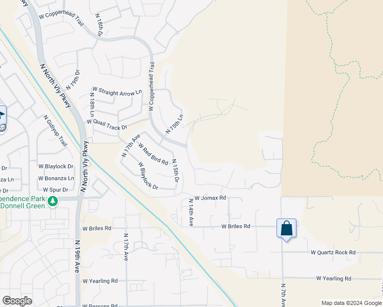 map of restaurants, bars, coffee shops, grocery stores, and more near 26841 North 14th Lane in Phoenix
