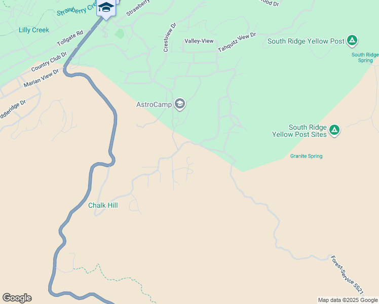map of restaurants, bars, coffee shops, grocery stores, and more near 27180 Golden Rod Road in Idyllwild-Pine Cove