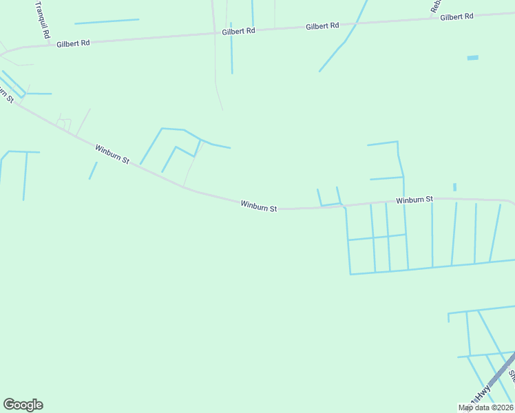map of restaurants, bars, coffee shops, grocery stores, and more near Winburn Street in Conway