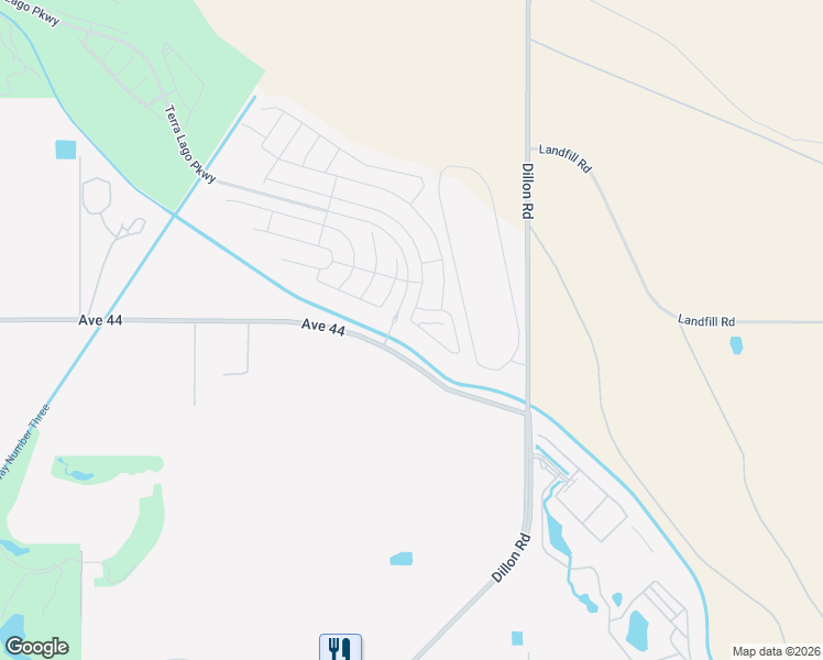 map of restaurants, bars, coffee shops, grocery stores, and more near 85735 Burano Place in Indio