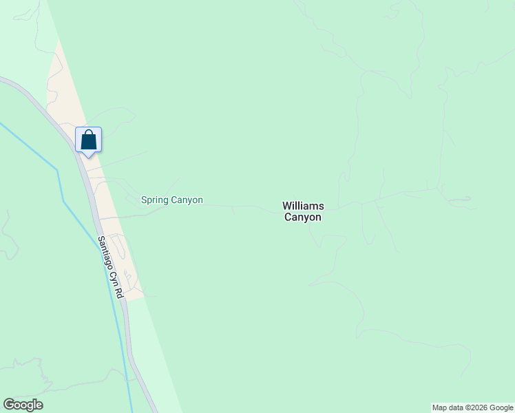 map of restaurants, bars, coffee shops, grocery stores, and more near Williams Canyon Road in Williams Canyon