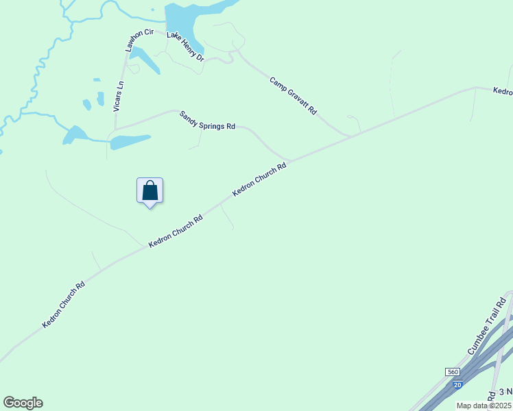 map of restaurants, bars, coffee shops, grocery stores, and more near 854 Kedron Church Road in Aiken
