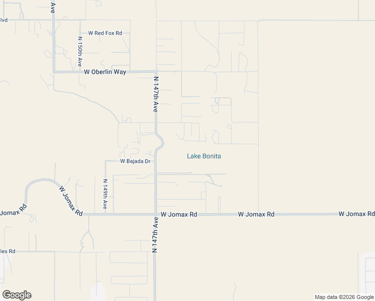 map of restaurants, bars, coffee shops, grocery stores, and more near 27020 North 145th Avenue in Surprise