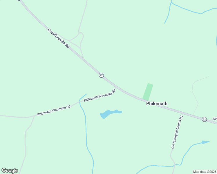 map of restaurants, bars, coffee shops, grocery stores, and more near 2242 Crawfordville Road in Philomath