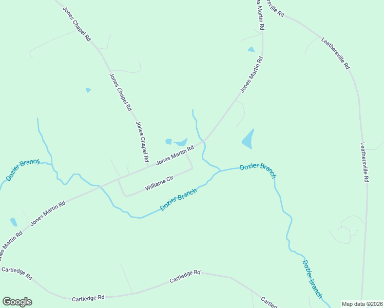 map of restaurants, bars, coffee shops, grocery stores, and more near 1422 Jones Martin Road in Lincolnton