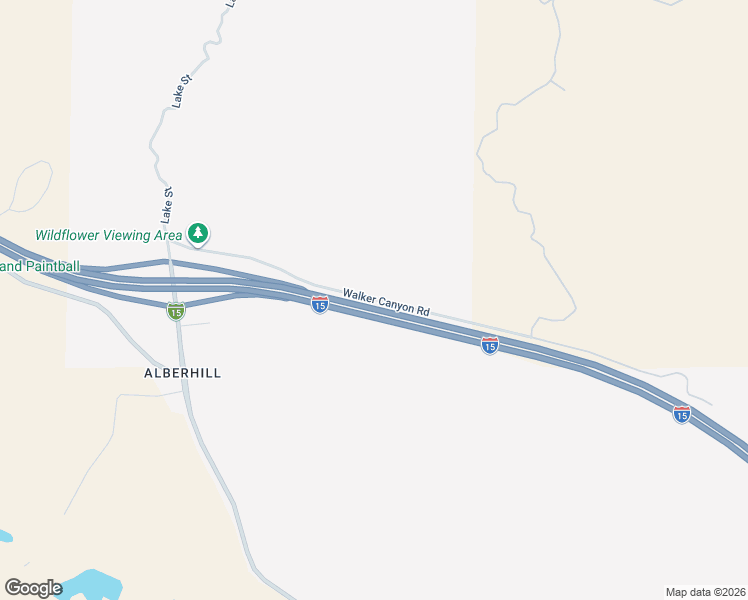 map of restaurants, bars, coffee shops, grocery stores, and more near Walker Canyon Road in Lake Elsinore