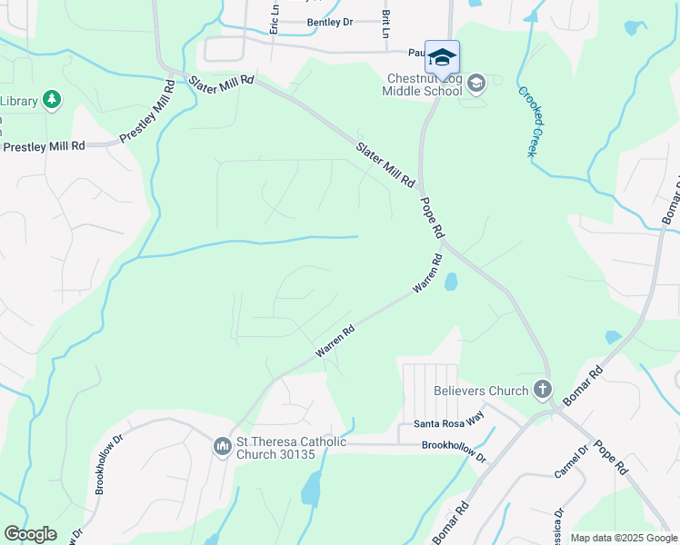 map of restaurants, bars, coffee shops, grocery stores, and more near 9326 Opal Drive in Douglasville