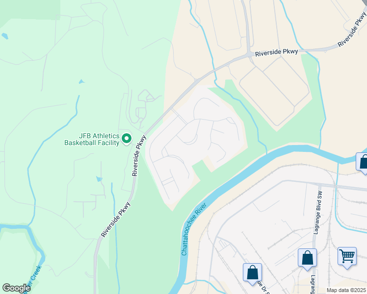 map of restaurants, bars, coffee shops, grocery stores, and more near 1606 Chancery Lane in Lithia Springs