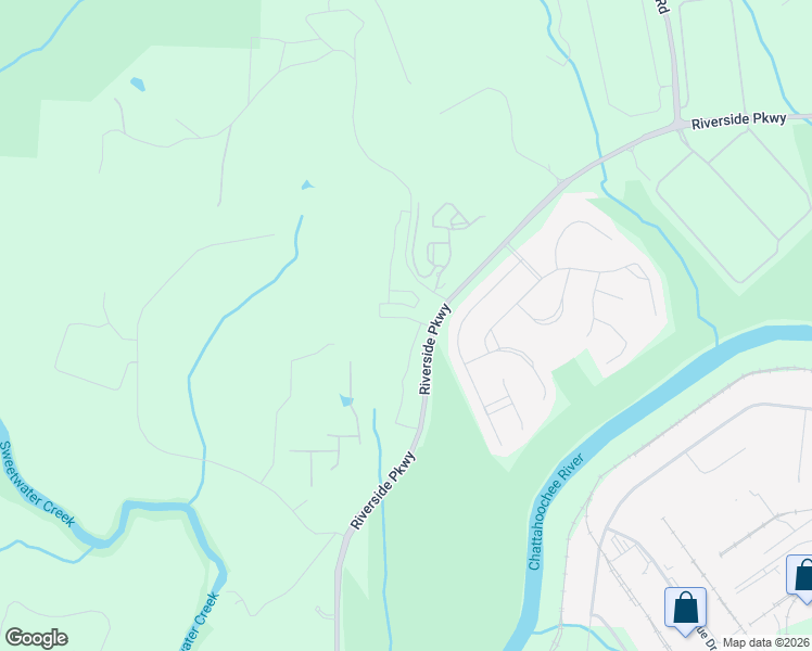 map of restaurants, bars, coffee shops, grocery stores, and more near 2431-6287 Summer Lake Road in Lithia Springs