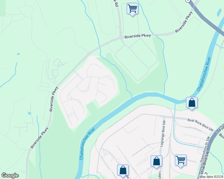 map of restaurants, bars, coffee shops, grocery stores, and more near 9084 Hanover Street in Lithia Springs