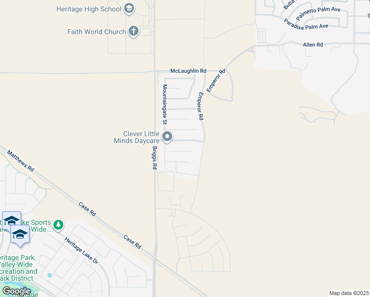map of restaurants, bars, coffee shops, grocery stores, and more near 30168 Crescent Pointe Way in Menifee