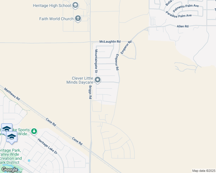 map of restaurants, bars, coffee shops, grocery stores, and more near 30168 Crescent Pointe Way in Menifee