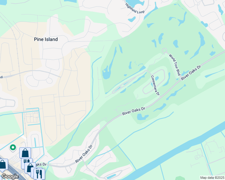 map of restaurants, bars, coffee shops, grocery stores, and more near 280 Connemara Drive in Myrtle Beach