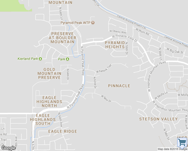 map of restaurants, bars, coffee shops, grocery stores, and more near 27035 North 60th Drive in Phoenix