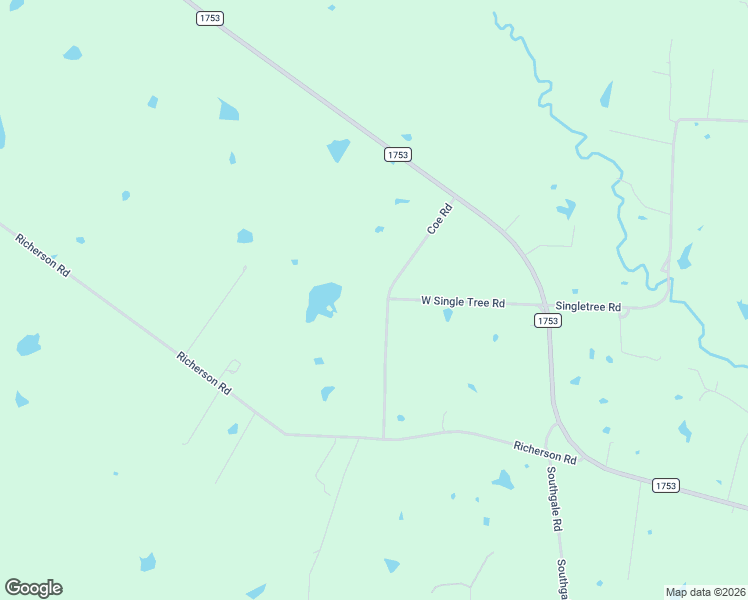 map of restaurants, bars, coffee shops, grocery stores, and more near 297 Coe Road in Denison