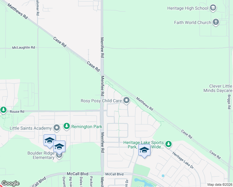 map of restaurants, bars, coffee shops, grocery stores, and more near 26862 Shelter Cove Court in Menifee