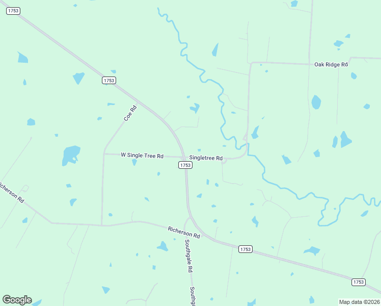 map of restaurants, bars, coffee shops, grocery stores, and more near 496 Singletree Road in Denison