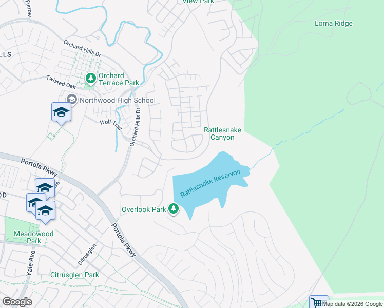 map of restaurants, bars, coffee shops, grocery stores, and more near 163 Summerland in Irvine