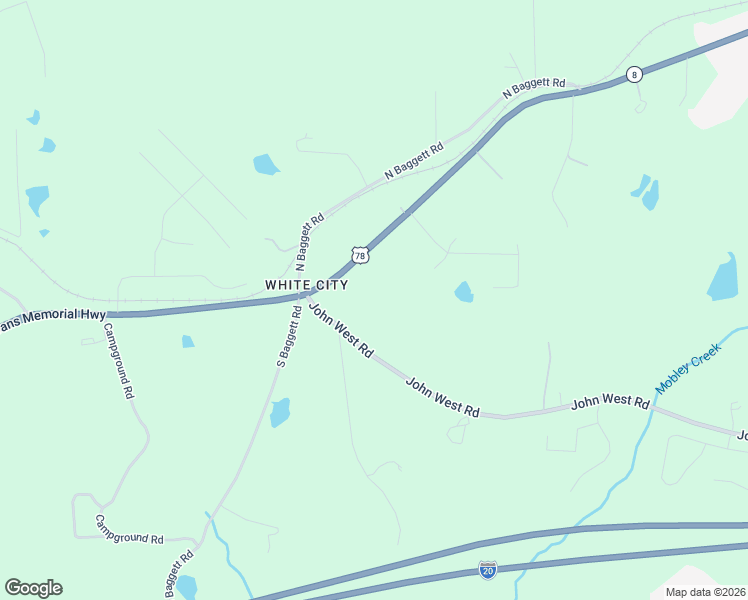 map of restaurants, bars, coffee shops, grocery stores, and more near 6924 John West Road in Douglas County
