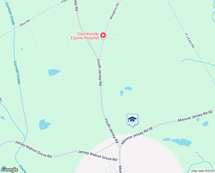 map of restaurants, bars, coffee shops, grocery stores, and more near 173 Youth Jersey Road in Covington