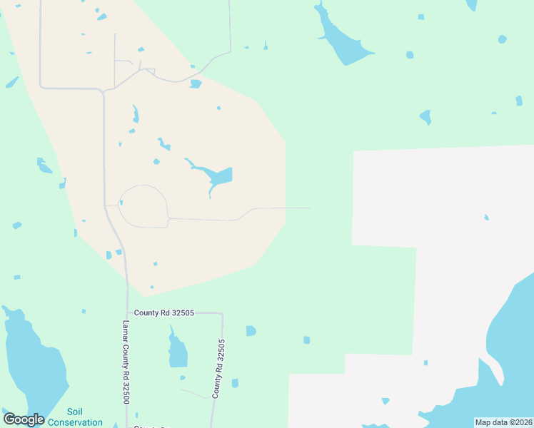 map of restaurants, bars, coffee shops, grocery stores, and more near County Road 32505 in Paris