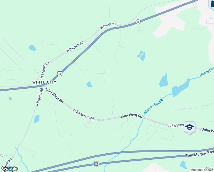 map of restaurants, bars, coffee shops, grocery stores, and more near 6084 Locklear Way in Douglasville