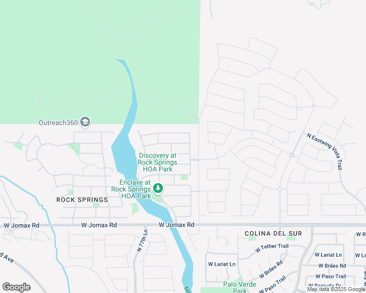 map of restaurants, bars, coffee shops, grocery stores, and more near 7572 West Quail Track Drive in Peoria