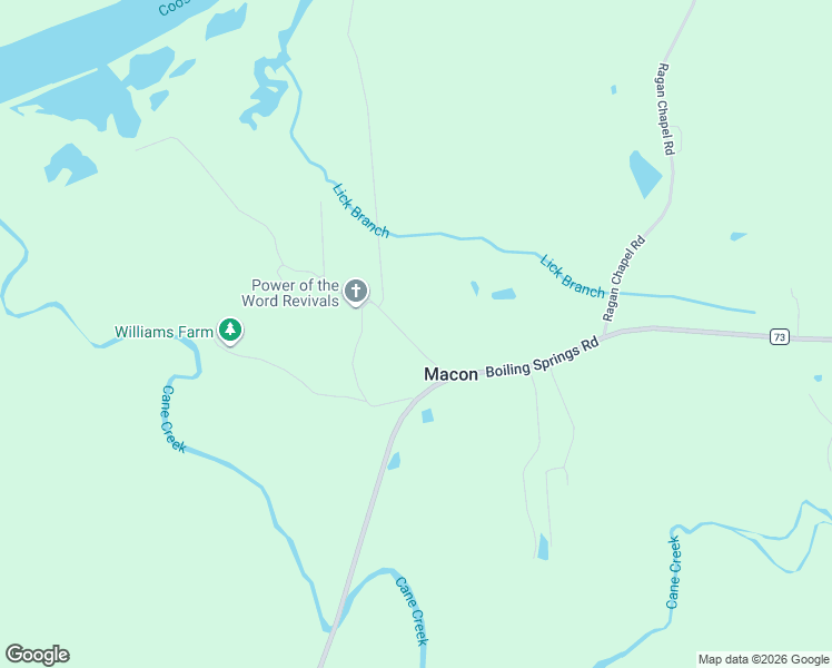 map of restaurants, bars, coffee shops, grocery stores, and more near 208 River Road in Ohatchee