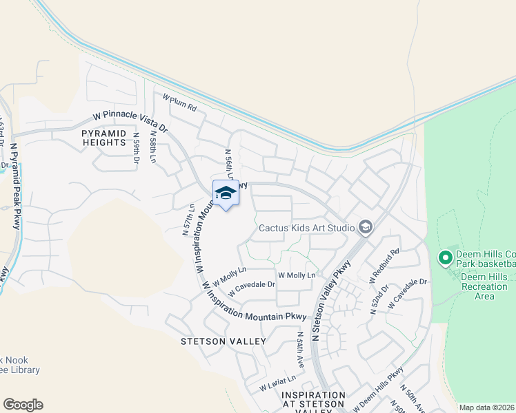 map of restaurants, bars, coffee shops, grocery stores, and more near 5548 West Alyssa Lane in Phoenix