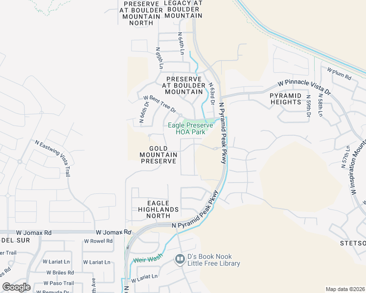 map of restaurants, bars, coffee shops, grocery stores, and more near 6432 West Northern Lights Way in Phoenix