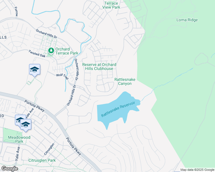 map of restaurants, bars, coffee shops, grocery stores, and more near in Irvine