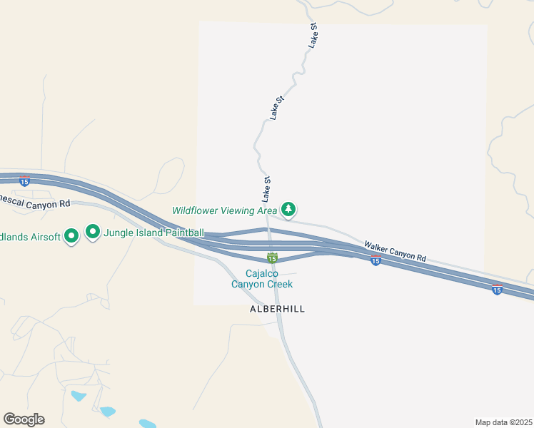 map of restaurants, bars, coffee shops, grocery stores, and more near Lake Street in Perris