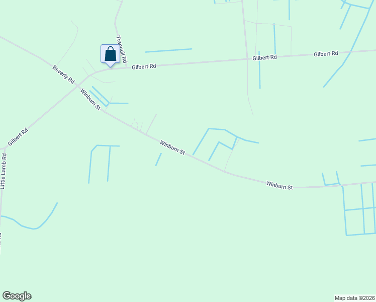 map of restaurants, bars, coffee shops, grocery stores, and more near Winburn Street in Conway