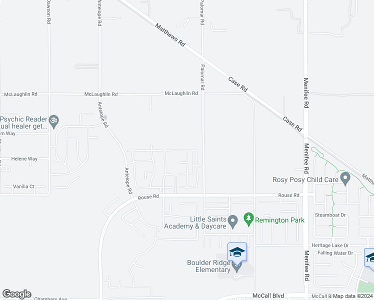 map of restaurants, bars, coffee shops, grocery stores, and more near 28564 Abbey Lane in Menifee